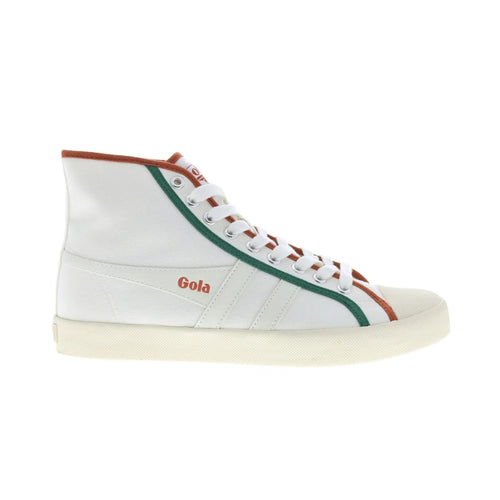 Gola Coaster Smash High CLB391 Womens White Canvas Lifestyle Sneakers Shoes