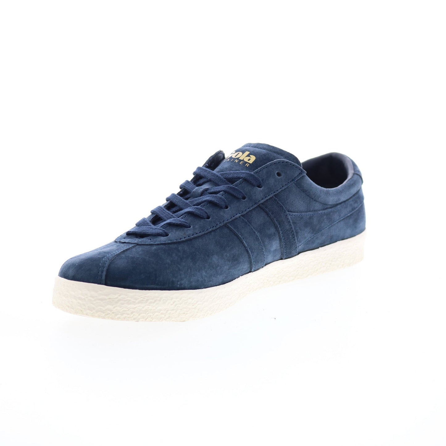 Gola Trainer Suede CMA558 Mens Blue Suede Lace Up Lifestyle Sneakers Shoes