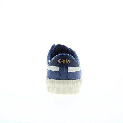 Gola Rally CMB395 Mens Blue Canvas Lace Up Lifestyle Sneakers Shoes