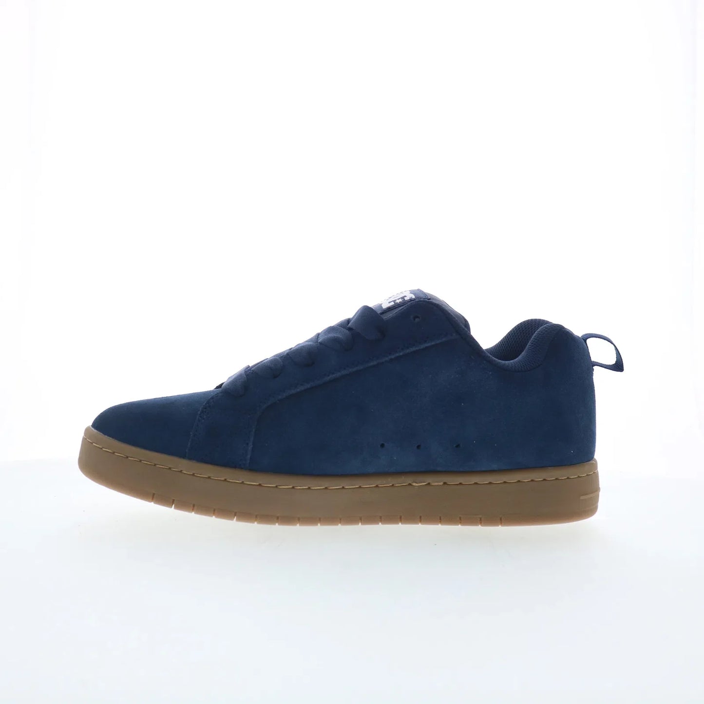DC Court Graffik SE Mens Blue Suede Skate Inspired Sneakers Shoes