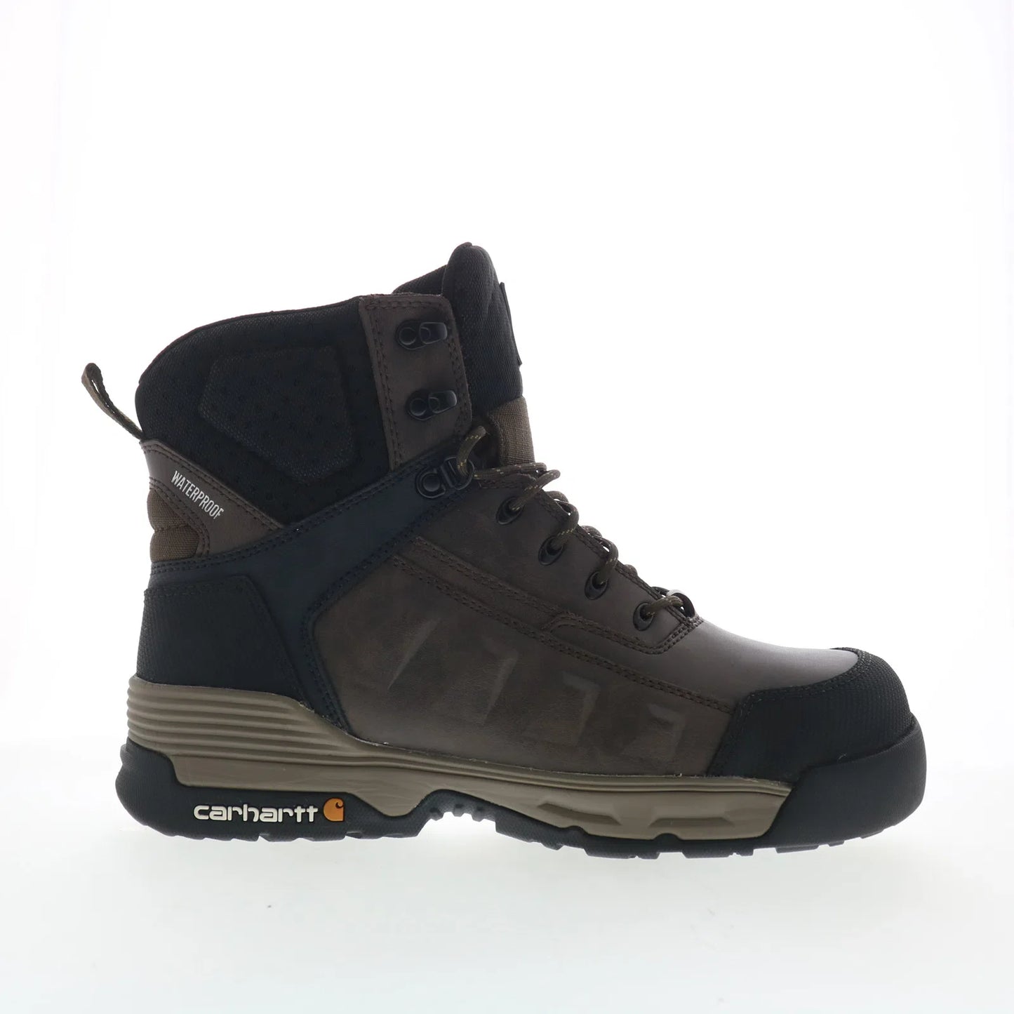 Carhartt 6In Force Waterproof Mens Brown Leather Work & Safety Boots