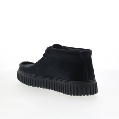 Clarks CUR Torhill Hi 26180971 Mens Black Synthetic Lace Up Chukkas Boots