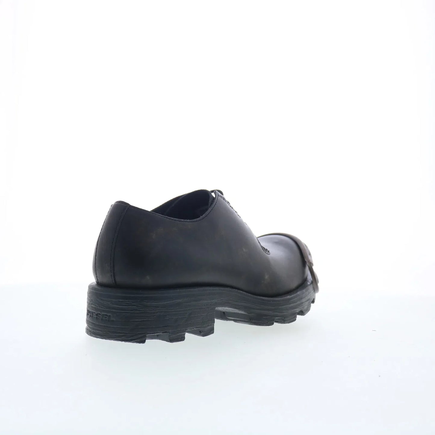 Diesel D-Hammer SO D Mens Black Leather Oxfords & Lace Ups Casual Shoes