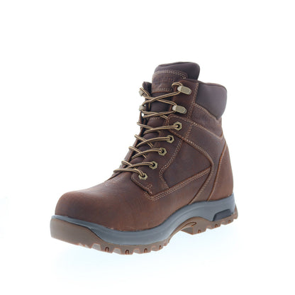 Dunham 8000 Works WP 6" Plain Toe Mens Brown Extra Wide 4E Work Boots