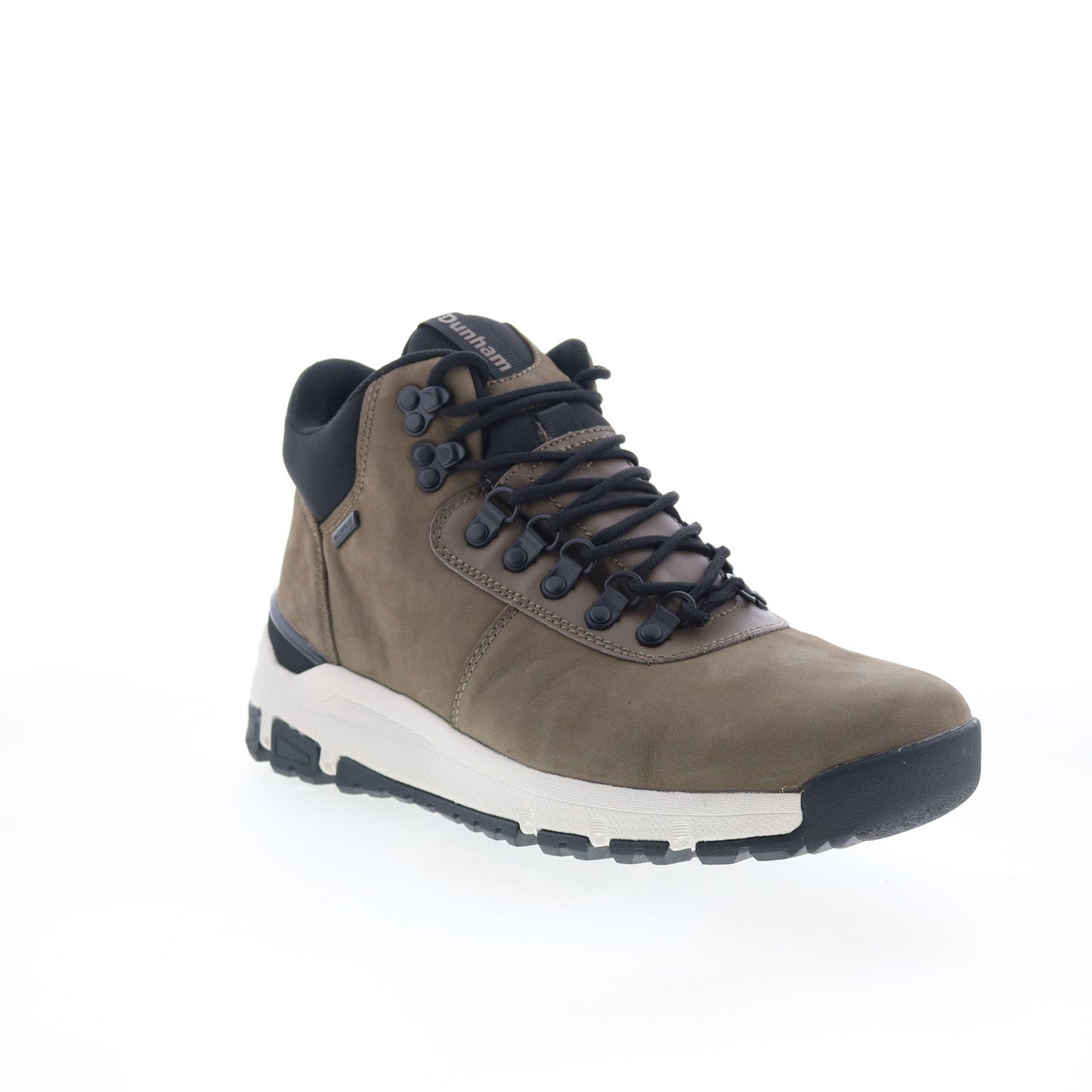 Dunham Alpine WP Lace Up Mid Mens Green Extra Wide 4E Casual Dress Boots