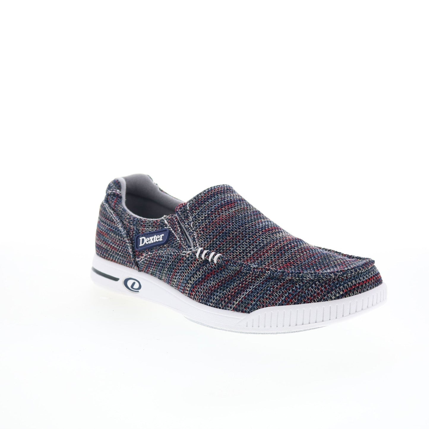 Dexter Kam DM0000497 Mens Blue Canvas Slip On Athletic Bowling Shoes