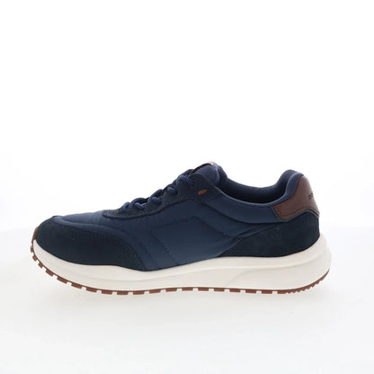 Rockport DMX Brock RMDMXBROCK Mens Blue Wide Suede Lifestyle Sneakers Shoes