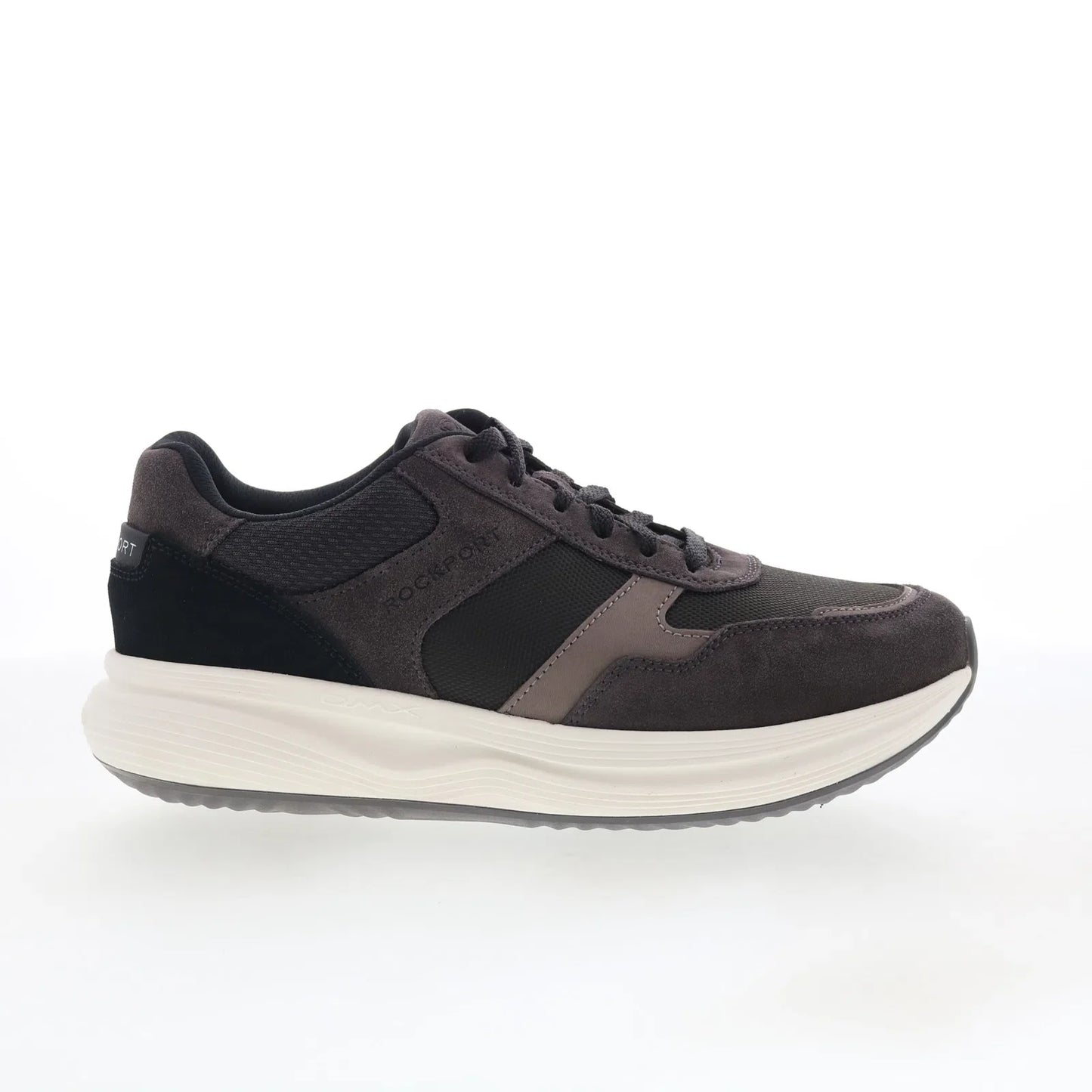 Rockport DMX Corvin RMDMXCORVIN Mens Gray Suede Lifestyle Sneakers Shoes