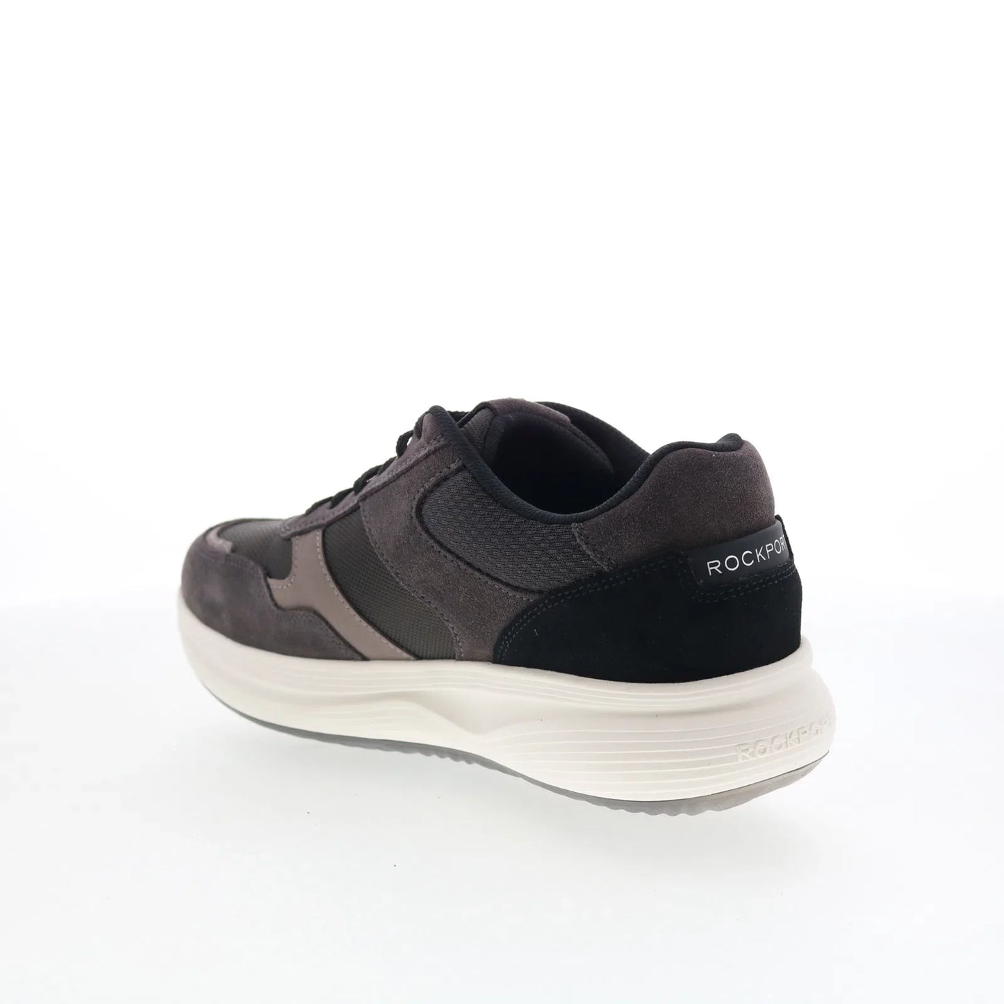 Rockport DMX Corvin RMDMXCORVIN Mens Gray Suede Lifestyle Sneakers Shoes