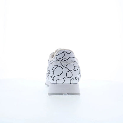 Reebok Eames Classic Leather Mens White Leather Lifestyle Sneakers Shoes