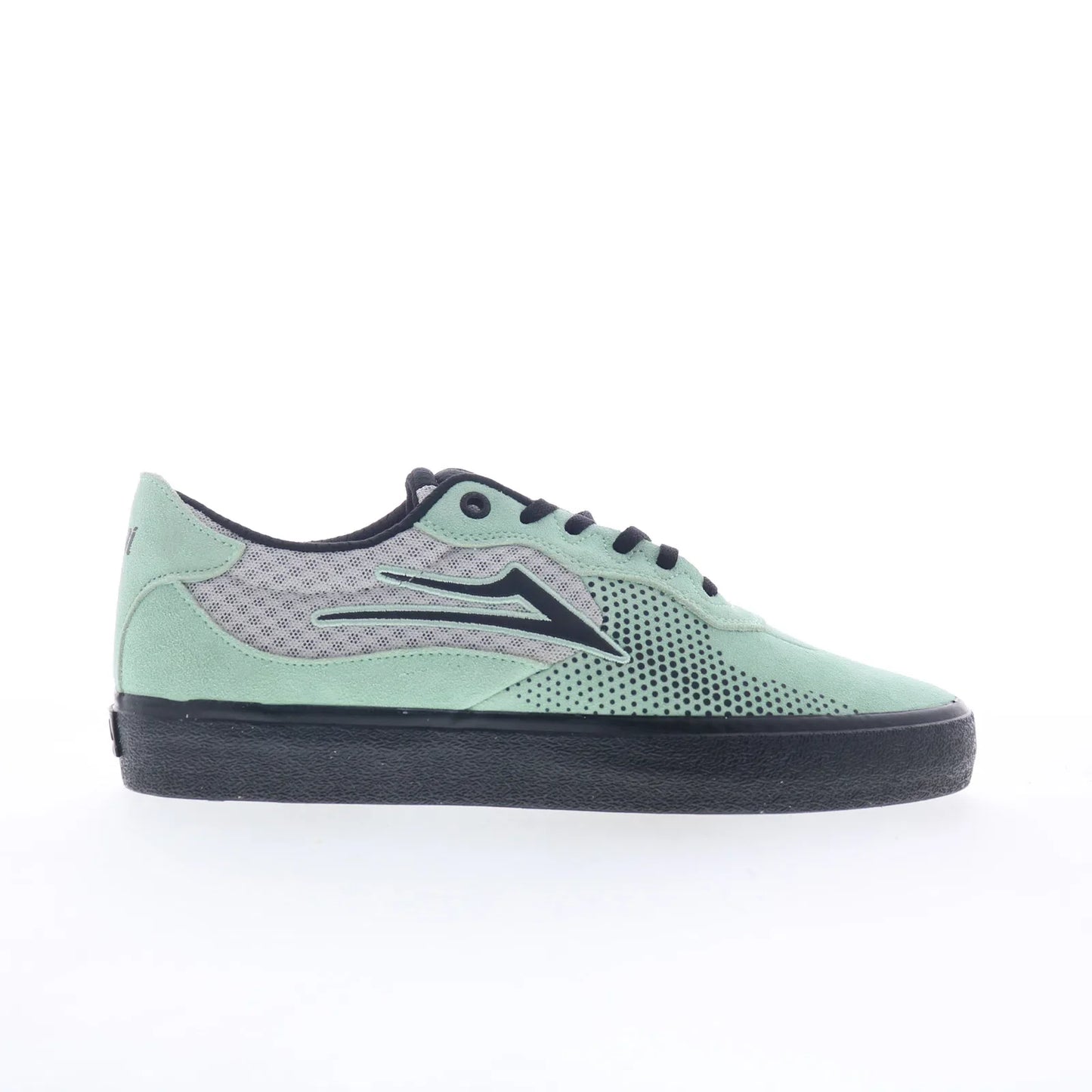 Lakai Essex Elite Mens Green Suede Lace Up Skate Inspired Sneakers Shoes