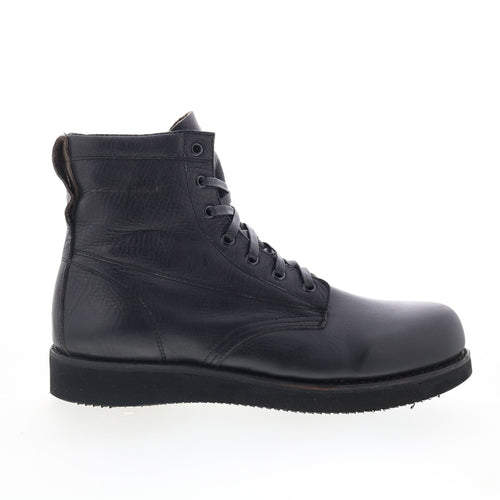 Broken Homme James Boot Wide FB12003 Mens Black Wide Casual Dress Boots
