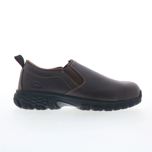 Avenger Flight Slip-On Alloy Toe A7000 Mens Brown Work & Safety Shoes
