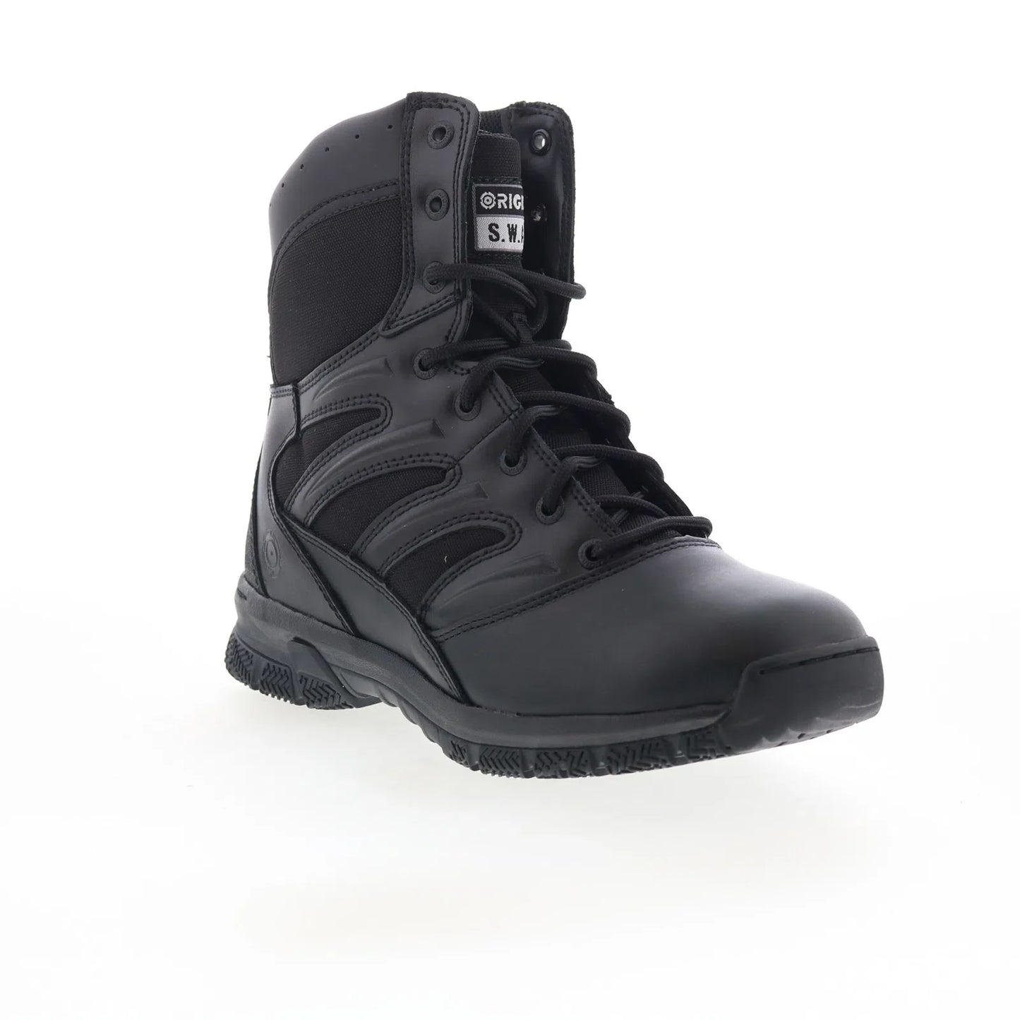 Original Swat Force 8" Side Zip 155201 Mens Black Leather Tactical Boots