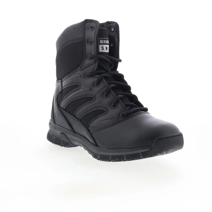 Original Swat Force 8" Side Zip 155201 Mens Black Leather Tactical Boots