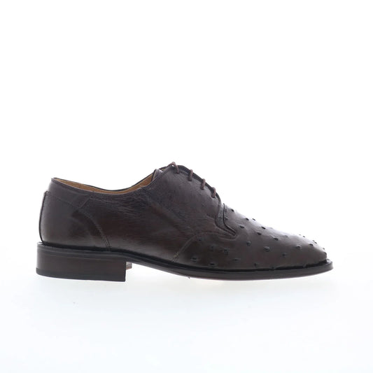 Ferrini FQ Ostrich 2353 121 Mens Brown Oxfords & Lace Ups Casual Shoes