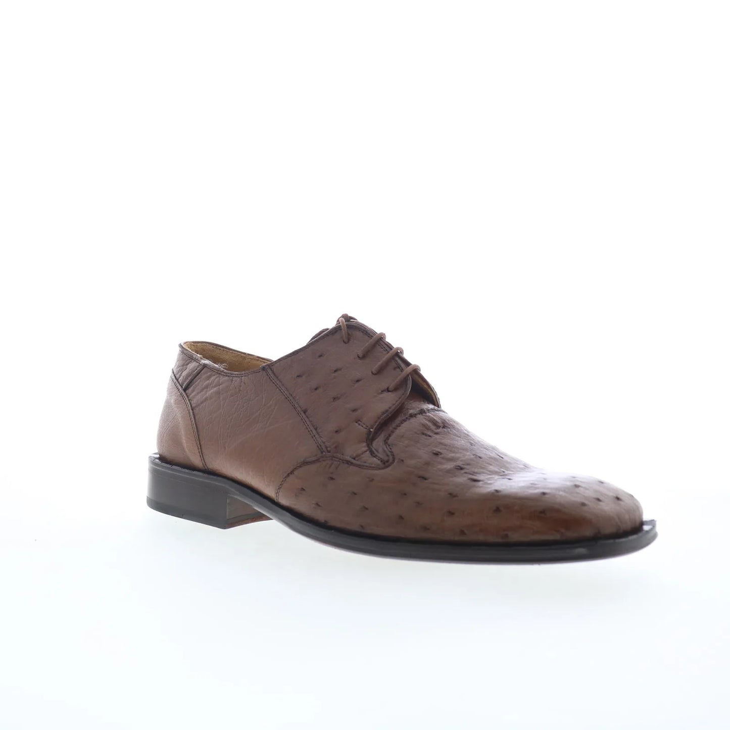 Ferrini FQ Ostrich 2353 121 Mens Brown Oxfords & Lace Ups Casual Shoes
