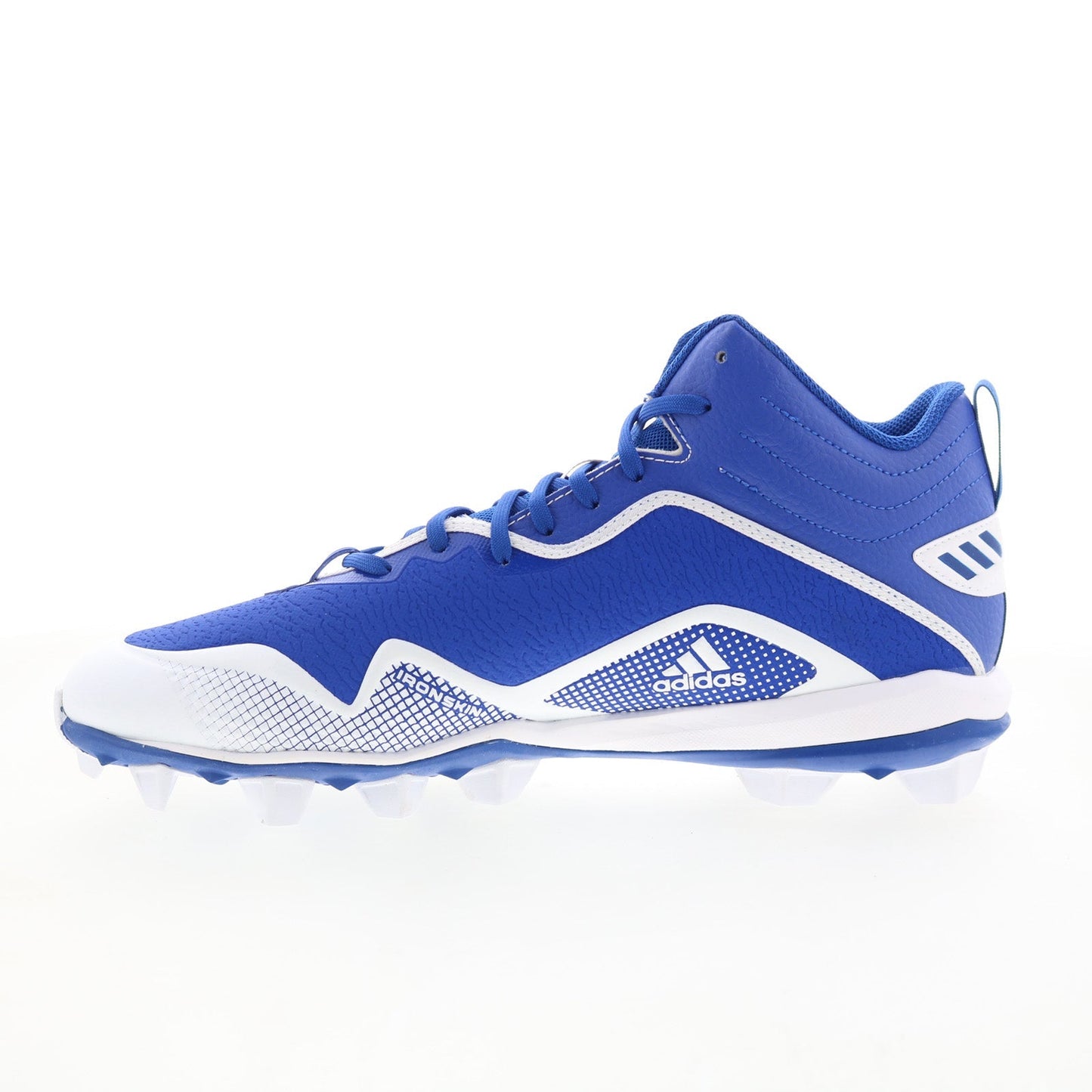 Adidas Icon 6 Mid MD FX4115 Mens Blue Mesh Athletic Baseball Cleats Shoes