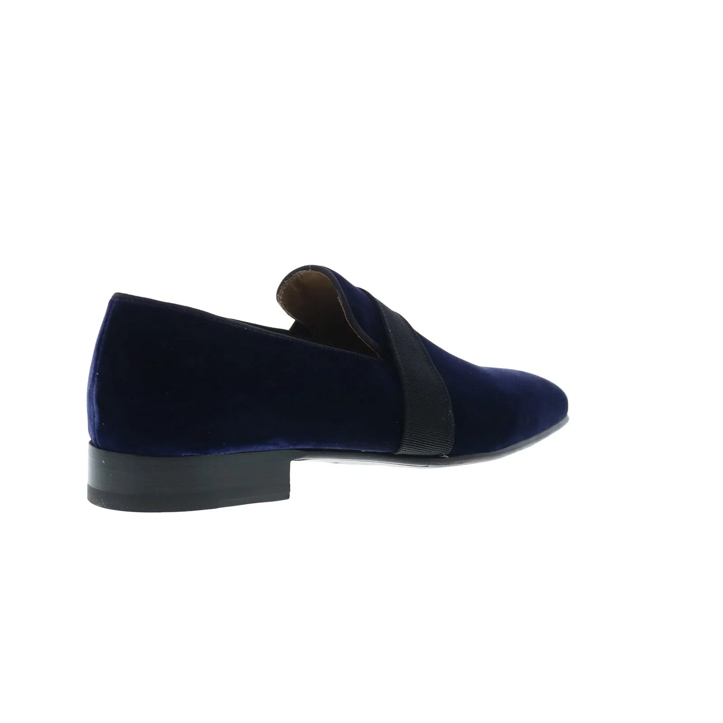 Pastori by Di Bianco Galba Velvet Mens Blue Loafers & Slip Ons Casual Shoes