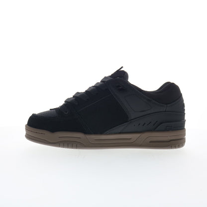 Globe Fusion GBFUS Mens Black Nubuck Lace Up Skate Inspired Sneakers Shoes