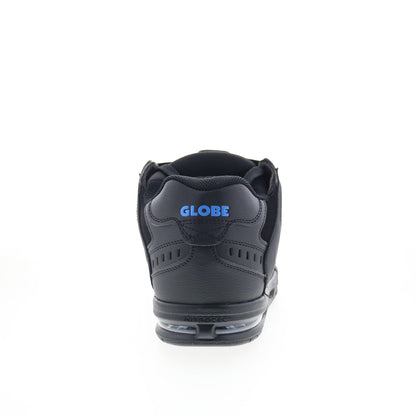 Globe Sabre GBSABR Mens Black Leather Lace Up Skate Inspired Sneakers Shoes