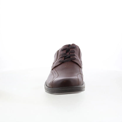 Clarks Gessler Lace Mens Brown Wide Oxfords & Lace Ups Casual Shoes