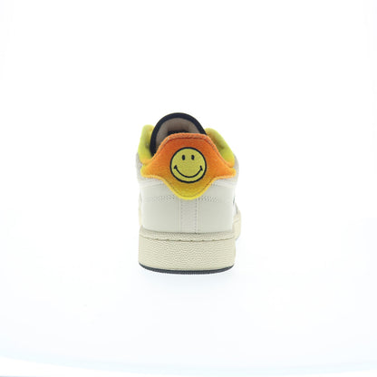 Reebok Club C 85 Smiley 50th Anniversary Mens White Lifestyle Sneakers Shoes