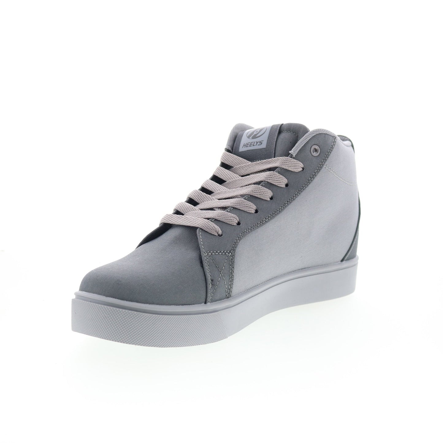 Heelys Racer 20 Mid HE00467021 Mens Gray Canvas Lifestyle Sneakers Shoes