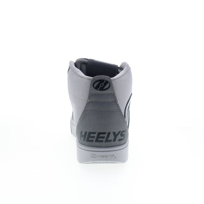 Heelys Racer 20 Mid HE00467021 Mens Gray Canvas Lifestyle Sneakers Shoes