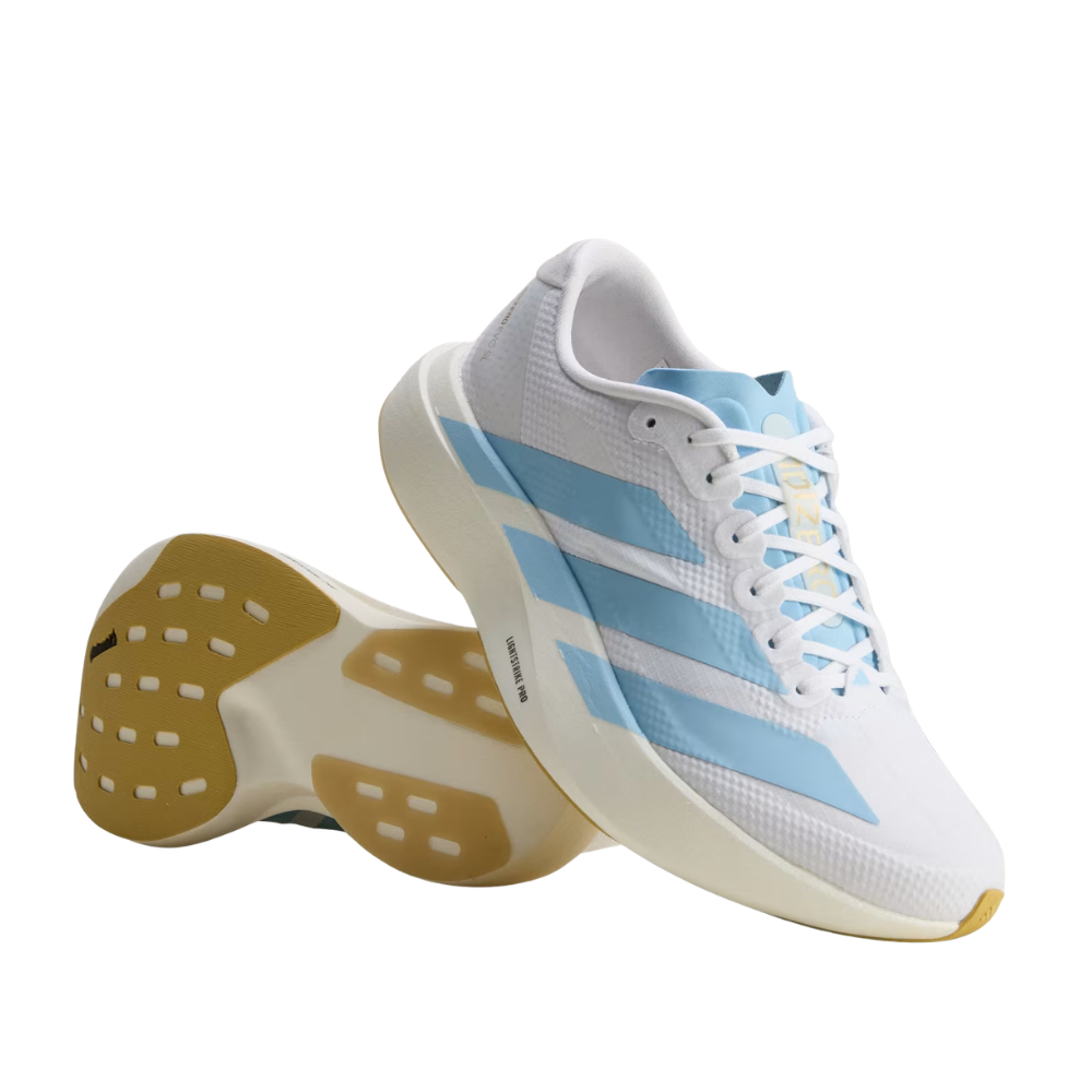 Adizero Evo SL Woven Women's :Cloud White | Clear Blue