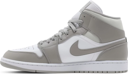 Nike Mens Air Jordan 1 Mid Sneakers - 'College Grey'