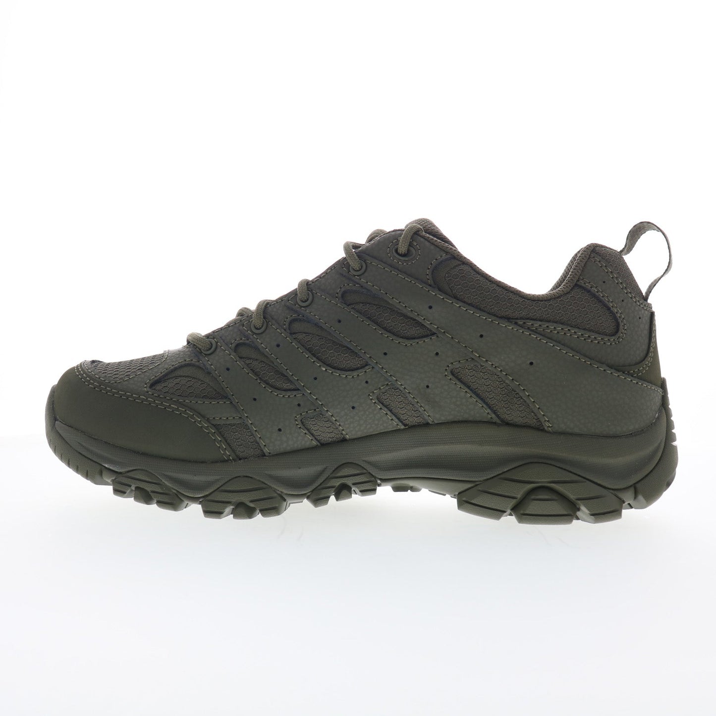 Merrell Moab 3 Tactical J004117 Mens Green Leather Athletic Tactical Shoes