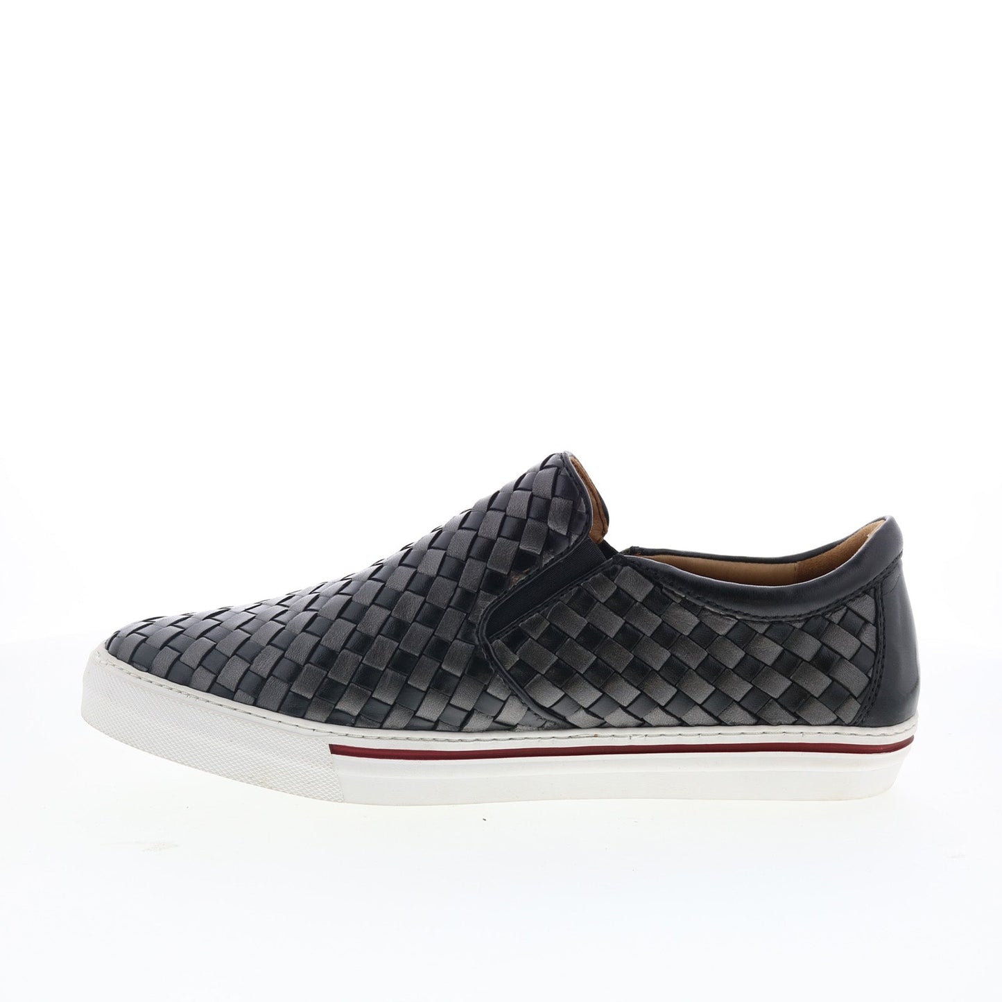 Robert Zur James True Glove Mens Black Leather Slip On Lifestyle Sneakers Shoes