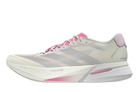 Adizero Boston 13 Men's :Core White | Bliss Pink