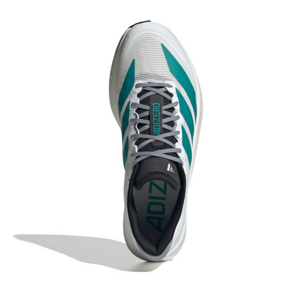 Adizero Boston 13 Men's :Cloud White | Pure Teal