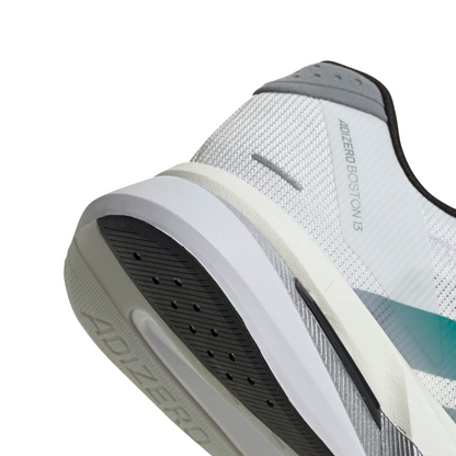 Adizero Boston 13 Men's :Cloud White | Pure Teal