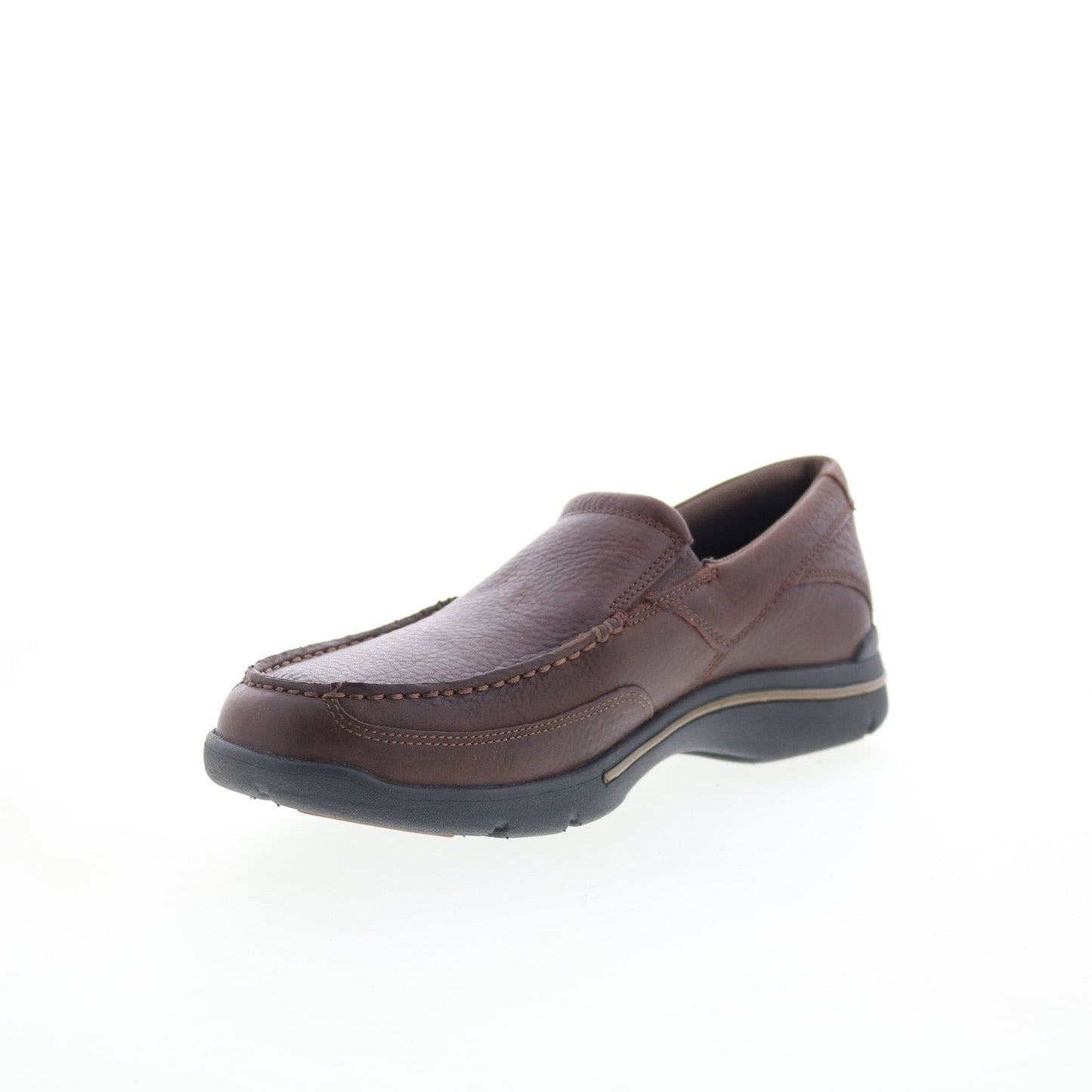 Rockport Eberdon K71229 Mens Brown Leather Loafers & Slip Ons Casual Shoes