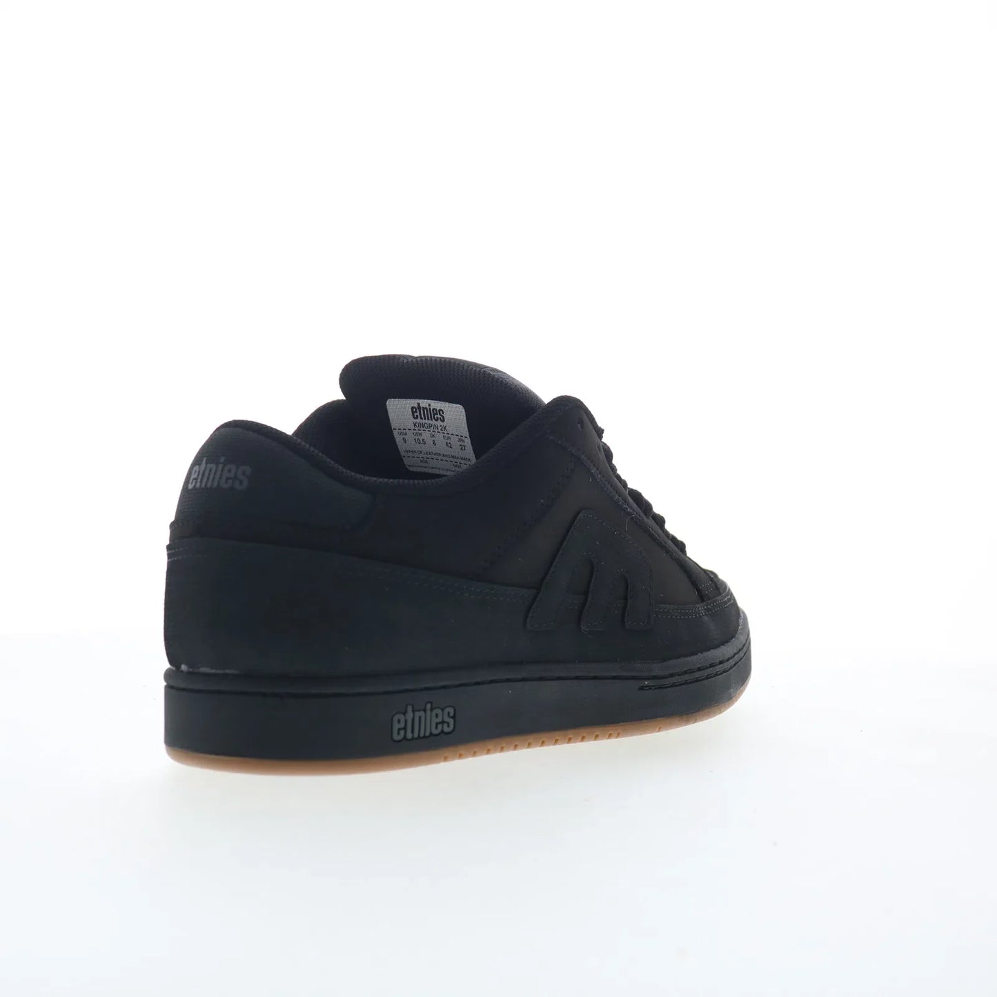 Etnies Kingpin 2K 4101000603013 Mens Black Skate Inspired Sneakers Shoes