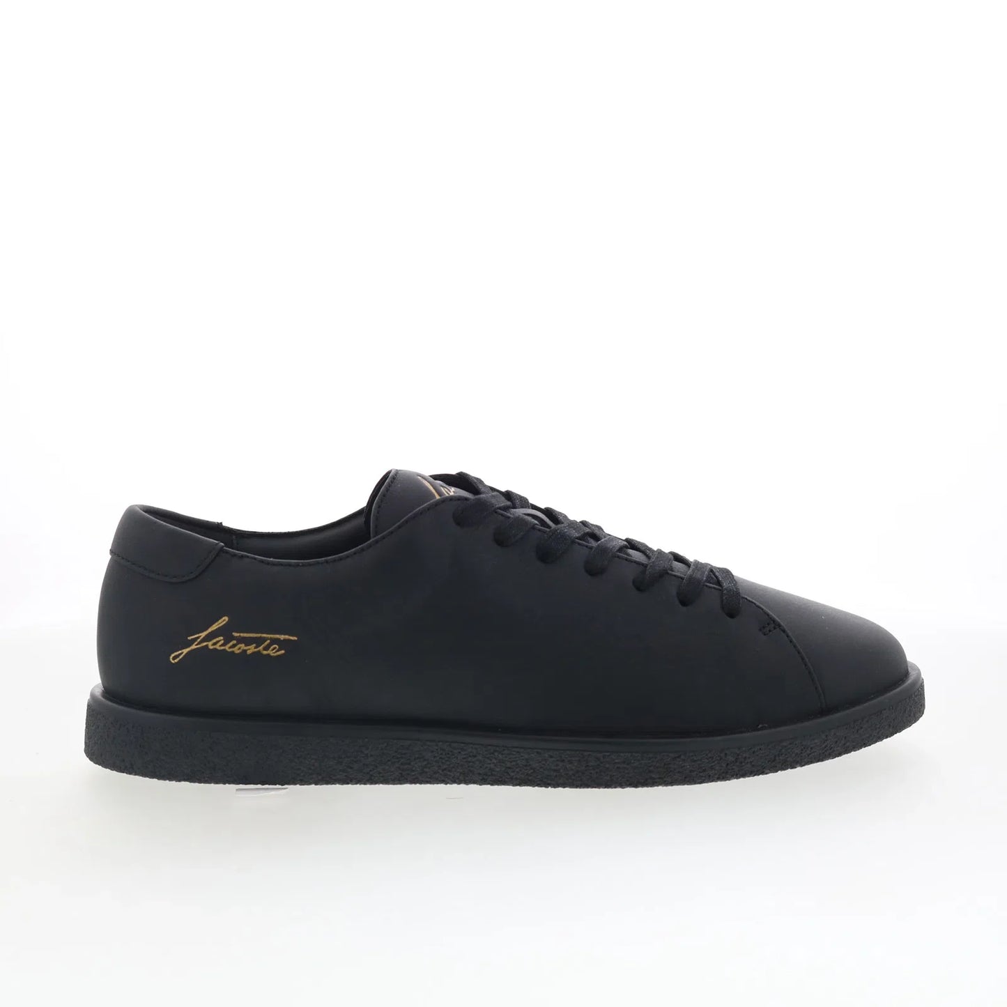 Lacoste Linecourt 1263 SMA Mens Black Leather Lifestyle Sneakers Shoes