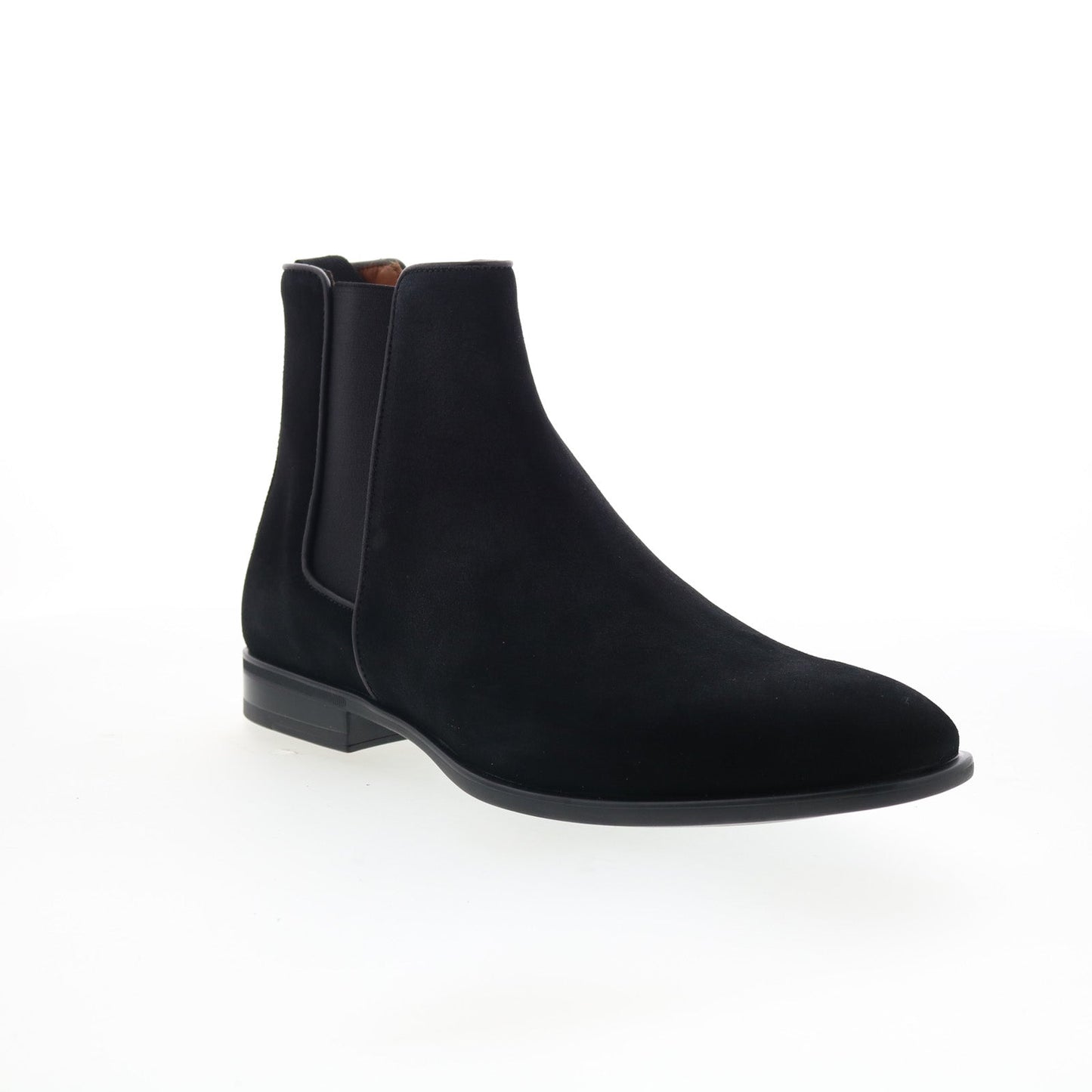 Aquatalia Adrian Dress Suede Waterproof M001001 Mens Black Chelsea Boots