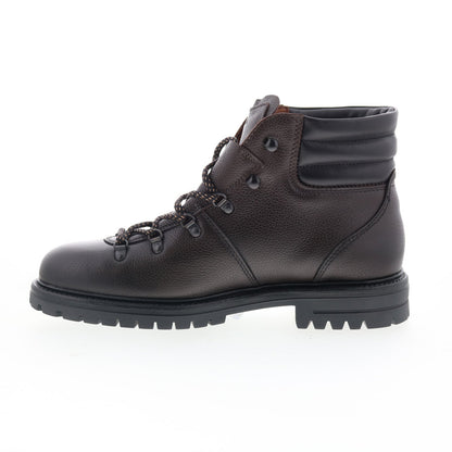 Aquatalia Holt Waterproof M102334 Mens Brown Leather Casual Dress Boots