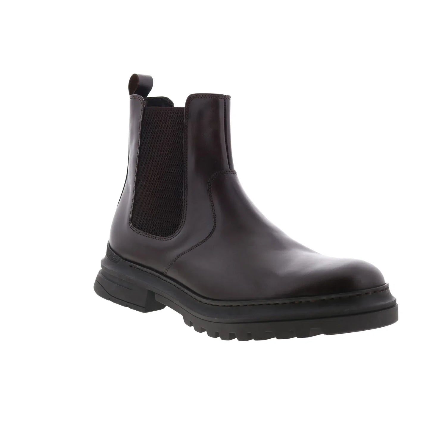 Aquatalia Enrico Waterproof M106934 Mens Brown Leather Chelsea Boots