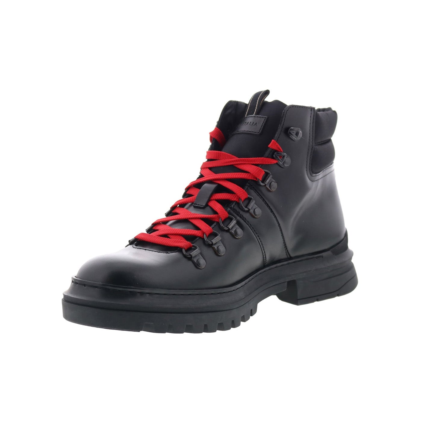 Aquatalia Edwin Waterproof M108401 Mens Black Leather Casual Dress Boots