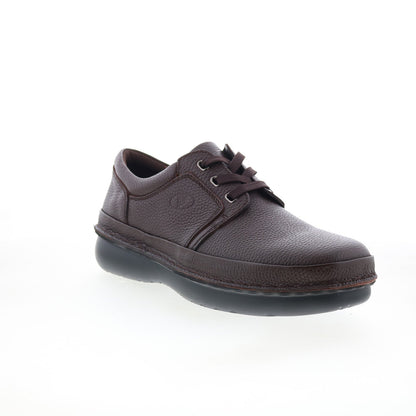 Propet Villager M4070BR Mens Brown Narrow Oxfords & Lace Ups Casual Shoes