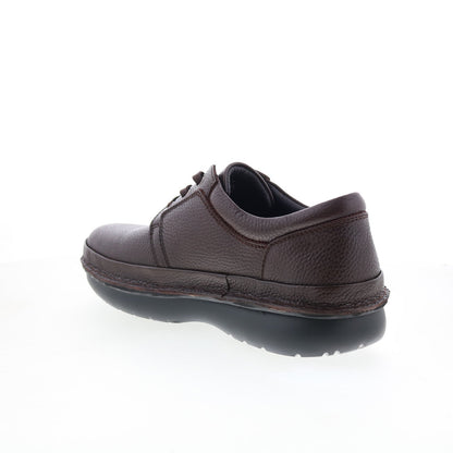 Propet Villager M4070BR Mens Brown Narrow Oxfords & Lace Ups Casual Shoes