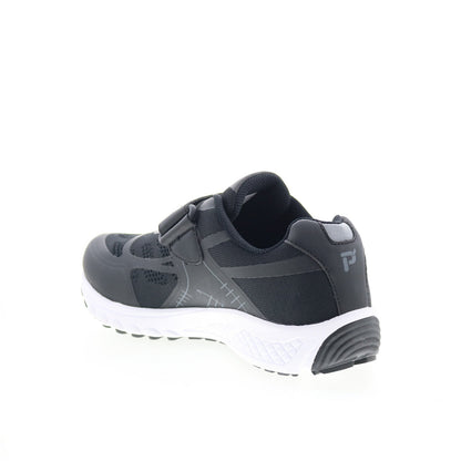 Propet One Strap MAA023MBGR Mens Black Synthetic Lifestyle Sneakers Shoes