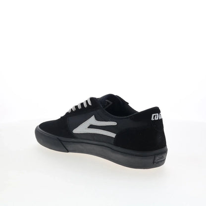 Lakai Manchester Mens Black Suede Lace Up Skate Inspired Sneakers Shoes