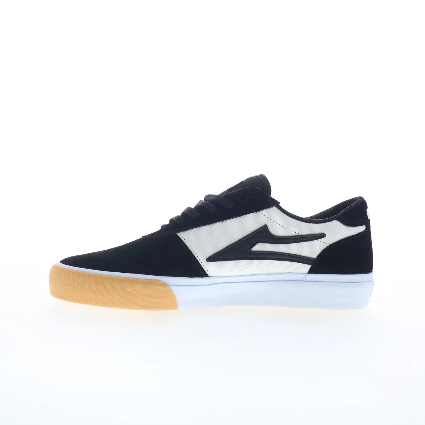 Lakai Manchester Mens Black Suede Lace Up Skate Inspired Sneakers Shoes