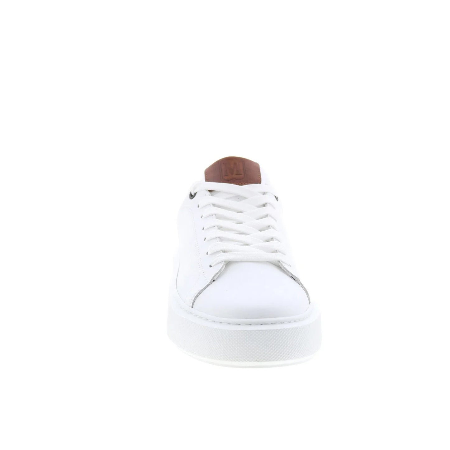 Bruno Magli Lucca MB3LCCG0 Mens White Leather Lifestyle Sneakers Shoes