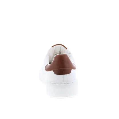 Bruno Magli Lucca MB3LCCG0 Mens White Leather Lifestyle Sneakers Shoes